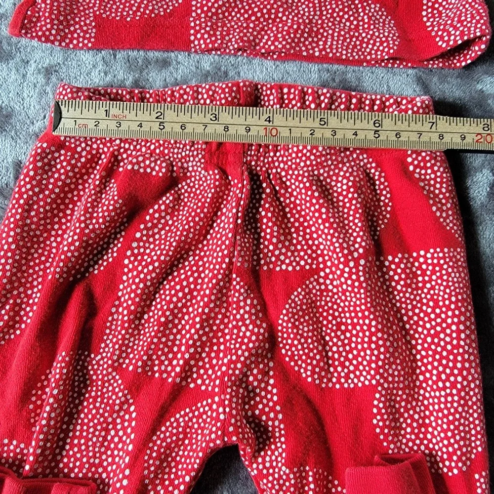 Carter's 2pc Pajama Set Toddler 18M Red Excellent Valentine Print Snug Fit 741
